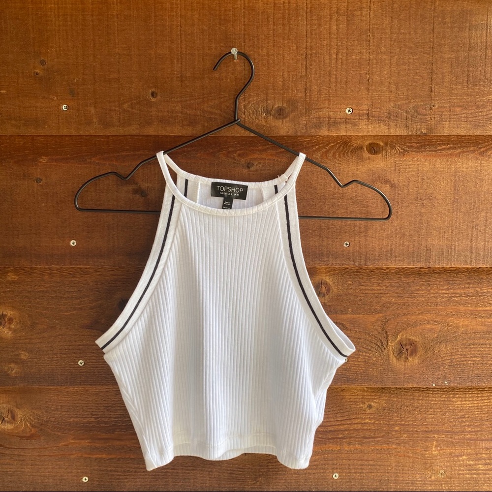 NWOT TopShop crop tank top sz6